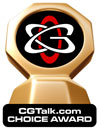  CGNetworks CGTalk.com Choice Award 