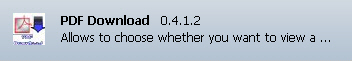  PDF Download for Firefox 