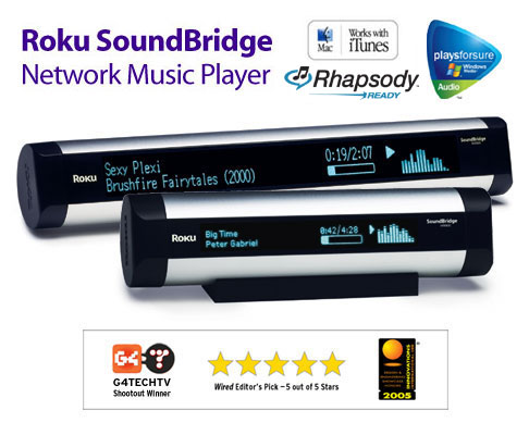 Roku SoundBridge Network Music Player 