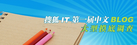  搜狐IT第一届中文blog摸底调查 