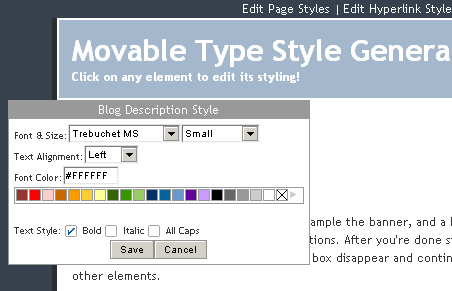  Movable Type Style Generator 